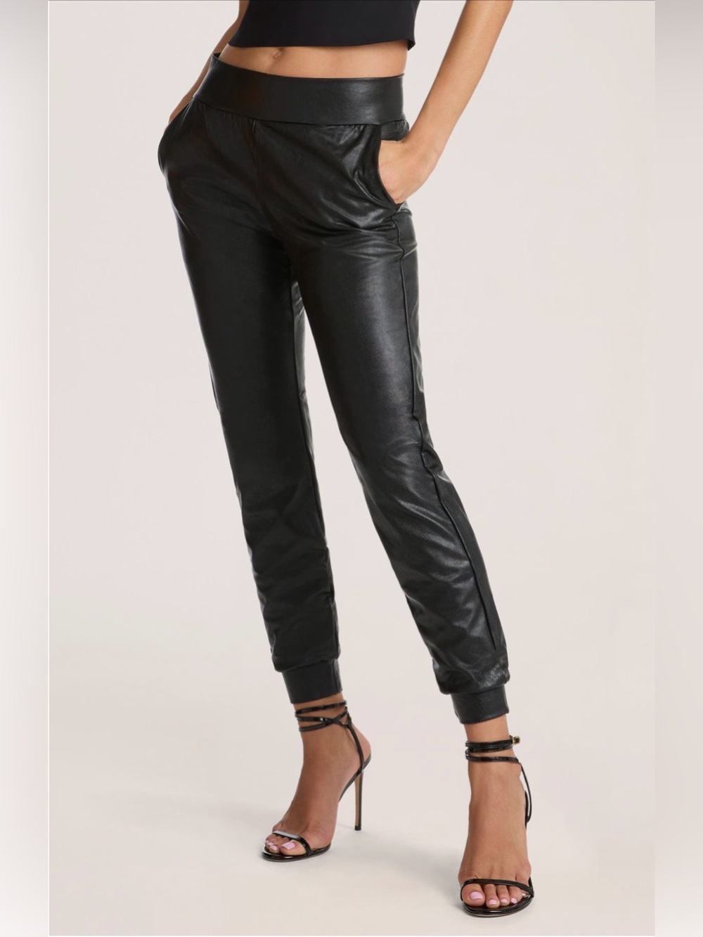 NWOT Commando Faux Leather Joggers